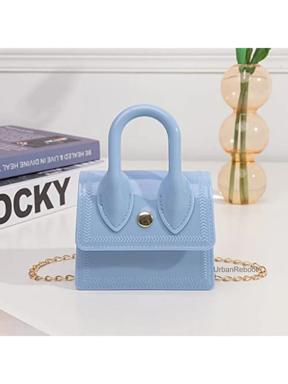 Girls Mini Crossbody Bag Polyester Glitter Messenger Purse